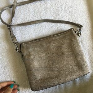Co lab silver crossbody bag